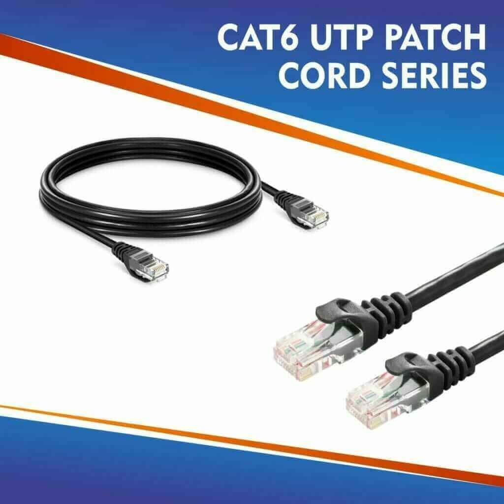CAT6 UTP PATCH CORD SERIES BLACK