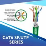 Cat6 network cable 23awg 4pair LSZH SF-UTP cable 305m