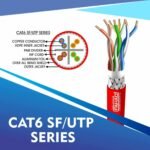 Cat6 network cable 23awg 4pair LSZH SF-UTP cable 305m