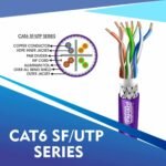 Cat6 network cable 23awg 4pair LSZH SF-UTP cable 305m
